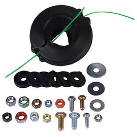 One New 4.75" Dual Line Trimmer Head Fits Ariens, Astron, Brush King, Gravely 1986), 256E, BC350, BC400, BK100, BK32, BK32LT, BK49, BK85, KFS12, KFS22, KFS24, KFS4 Series, P750, PK2400E, PK3300