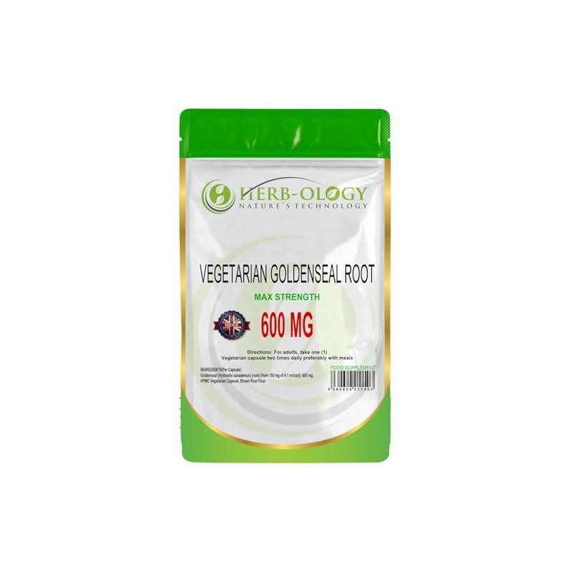 HB Goldenseal | 30 Goldenseal Root Capsules - 600mg 4:1