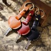 Kaaipee Genuine Leather Key Cover with Keychain Holder Key Cap