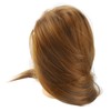 Domary Mannequin Head Hairstyling Training Head with Hair Large Volume