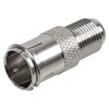 F Type Plug, Quick Type, RF/Coax Adapters Qty X 1