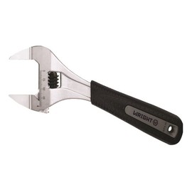 Wright Tool 9AG06X Adjustable Wrench Chrome Extra Wide Maximum Capacity 1-3/8" Slim Jaws Ultimate Grip - 6", Multi