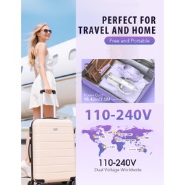 Steamer for Clothes, 120-240V Handheld Garment Steamer, Sundu Travel Steamer ＆ Iron 2 In 1, 15s Fast Heat up