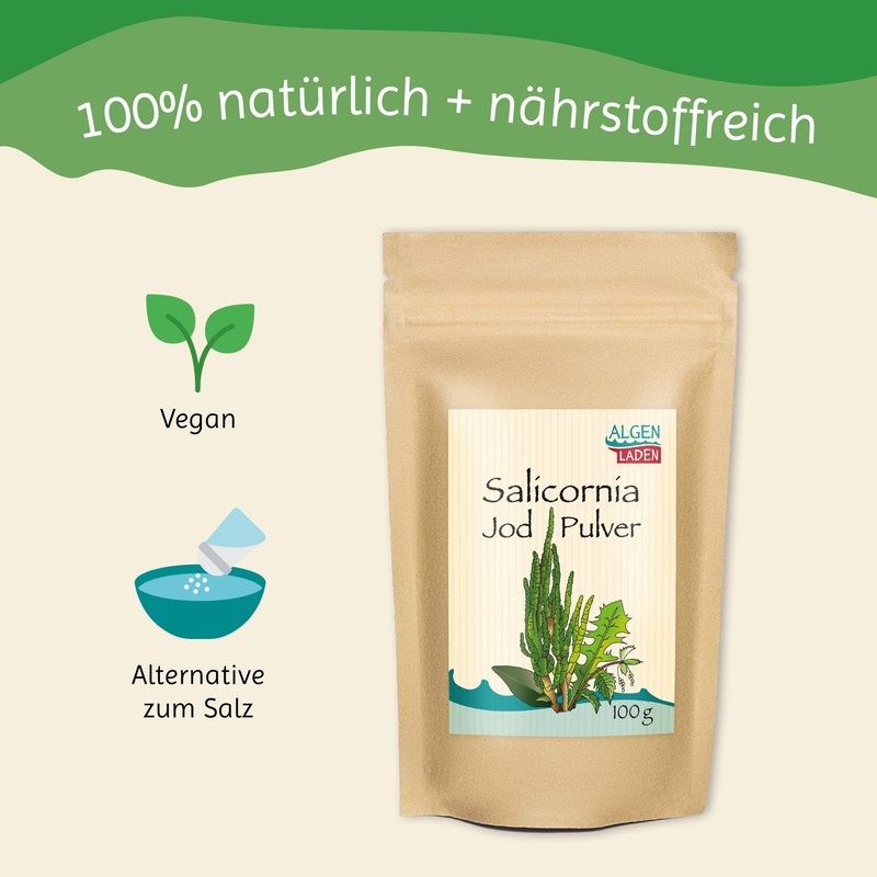 Algae loading Salicornia Iodine Powder - 100 g | Iodine