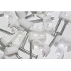 UKFIX 50 x White Twin Satellite Shotgun Cable Clips, Sky