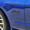 AMP Blue Howling Coyote 5.0 Fender Emblems Fits 15-24 Mustang,