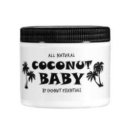 Coconut Baby Oil for Hair & Skin Care, Natural & Organic, Coconut Oil for Cradle Cap, and Infant Scalp Relief, Hair Oil for Adult and Newborn, Sensitive Skin Moisturizer, Unscented - 2 fl oz