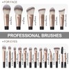 MAANGE Brush Set Makeup Professional Makeup Brush Set 18 Pieces