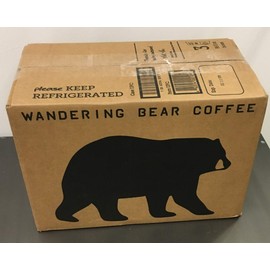 Wandering Bear Straight Black Cold Brew Coffee 96 ounces (Pack of 3)