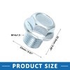 A ABSOPRO Magnetic Oil Drain Plug Bolt for Opel M14x1.5