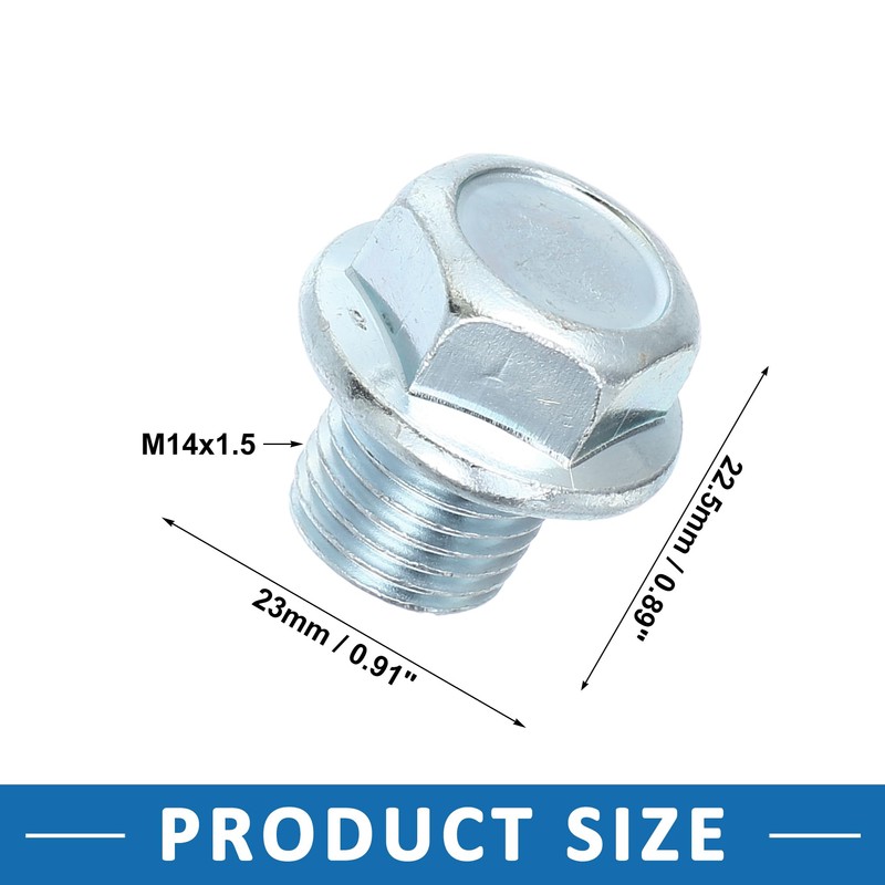A ABSOPRO Magnetic Oil Drain Plug Bolt for Opel M14x1.5