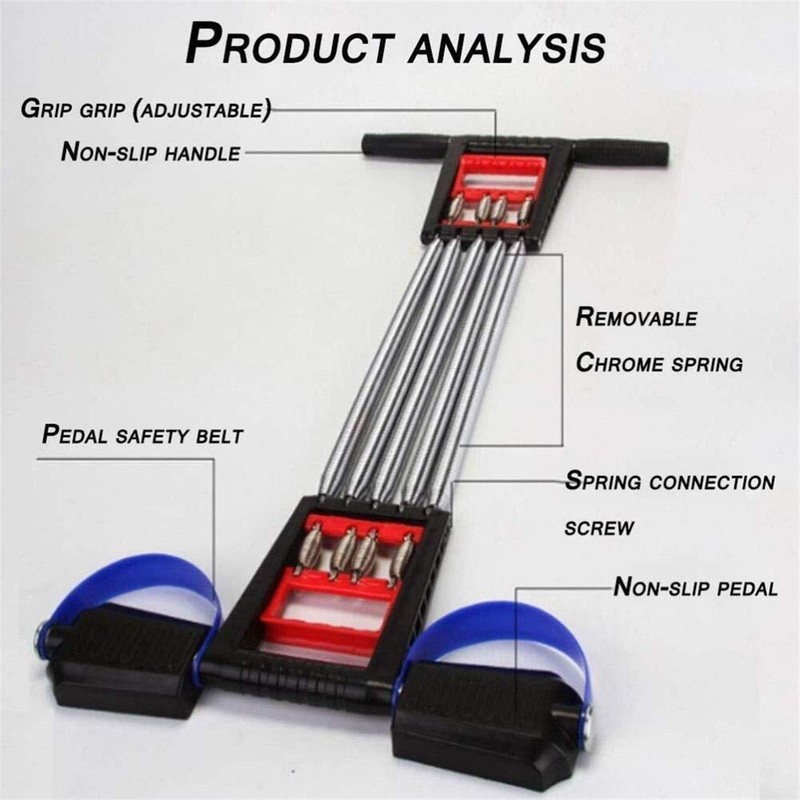 Chest Expander Chest Machine - Resistance Rope Spring Puller Chest