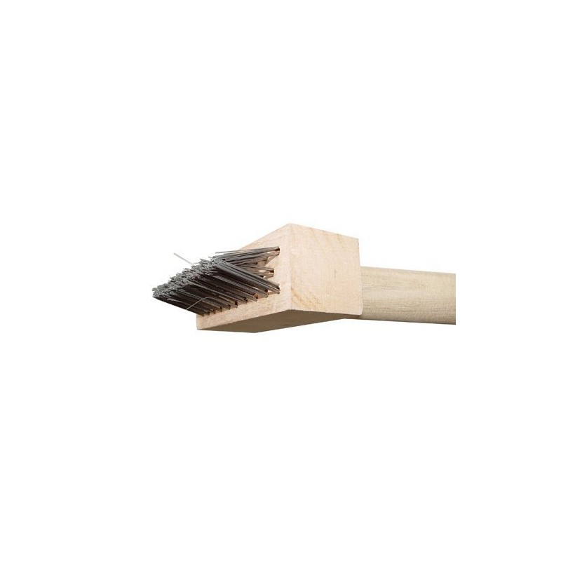 SENRISE Patio Weed Wire Brush Broom for Cleaning Block Paving/Patios