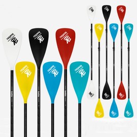 NorthPada Surf Paddleboard SUP Paddleboard Paddle Removable Single and Double Head Dual Purpose Paddle Inflatable Kayak Aluminium PP Blade Blue