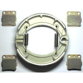 Master Chen Front Rear Brake Pads Brakes for Yamaha YFM 600 YFM600 Grizzly 1998-2001 MC0067