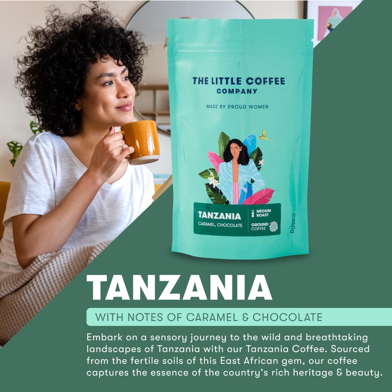 Coffee Rich Ground 250g Tanzania 100% Arabica Ground Coffee
