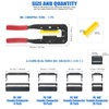 Glarks Professional IDC Crimp Tool with 48Pcs 2.54mm Pitch Dual