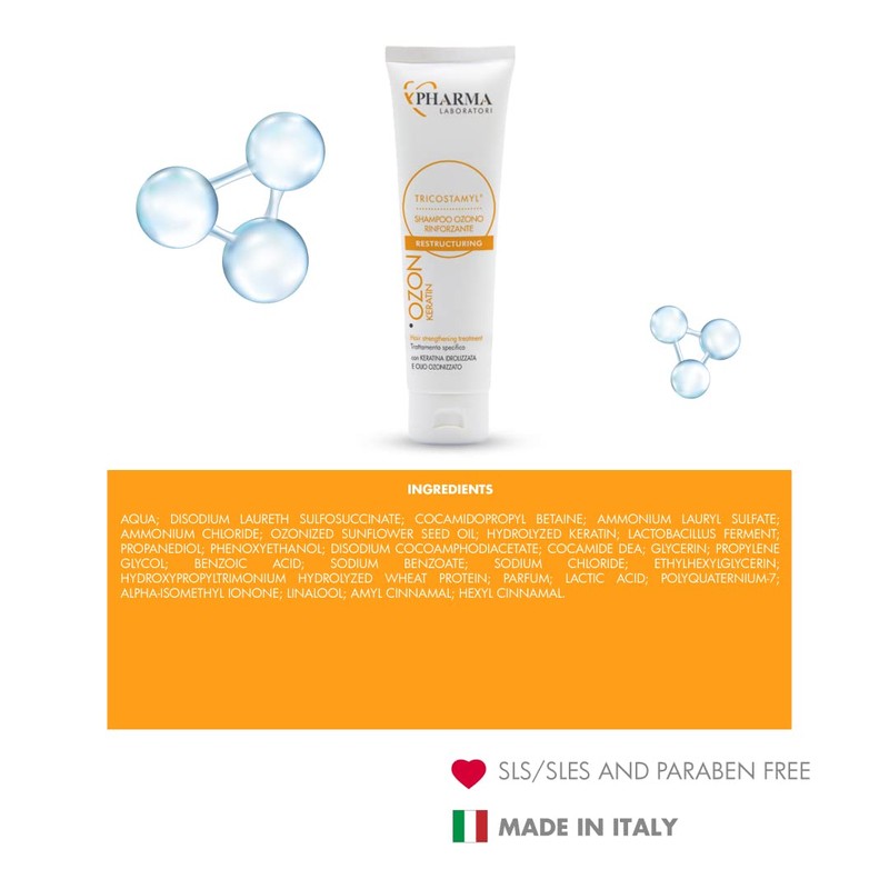 Ozone Active tricostamyl keratin