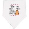 inktastic Hamster Funny Childs Outfit Baby Bandana Bib White and