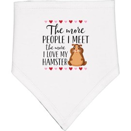 inktastic Hamster Funny Childs Outfit Baby Bandana Bib White and Black 3e167
