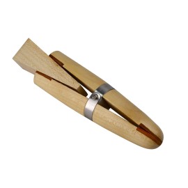 Wooden Ring Clamp for Jewelry Making, Handheld Ring Holder for Filing and Polishing