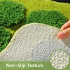 Whoohoohome Green Moss Bath Mat - Non Slip 18 x