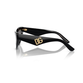 Dolce & Gabbana DG 4439 Shiny Black/Grey 55/18/145 women Sunglasses