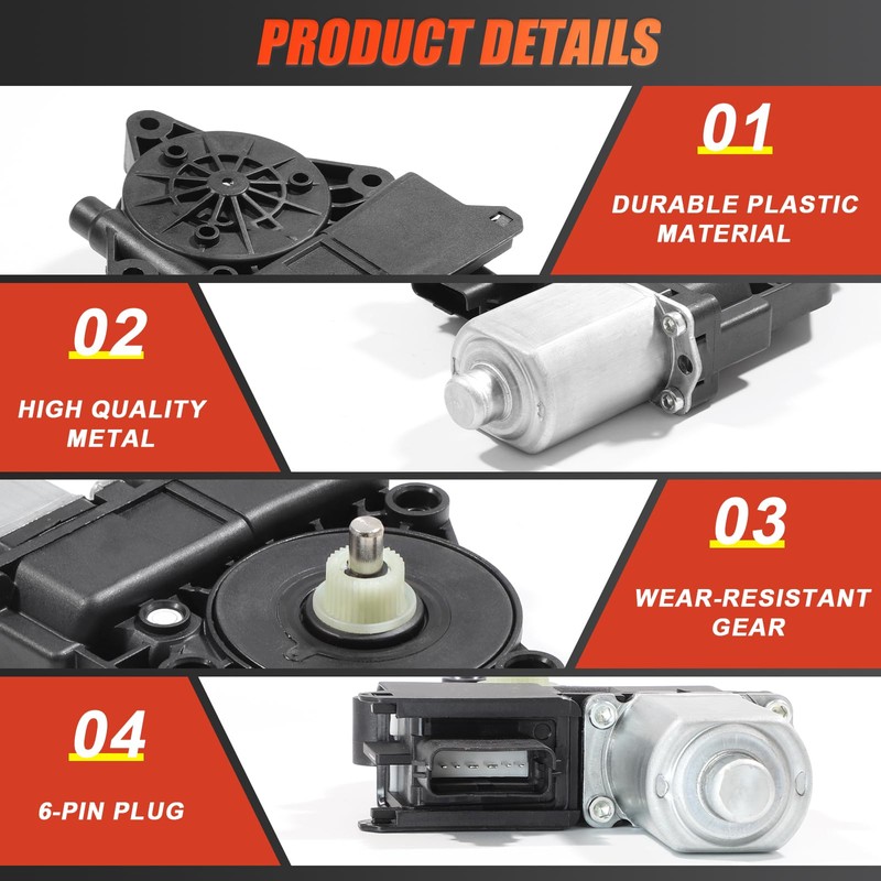 CCNLHZM Power Window Lift Motor Compatible with Hyundai Tucson 2016