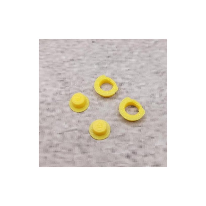 ULEIVA Replacement Power Button 2 x Yellow Compatible with Garmin