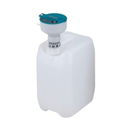 As One WT20-PW Waste Liquid Collection Container, 6.6 gal (22 L) Tank Only, White