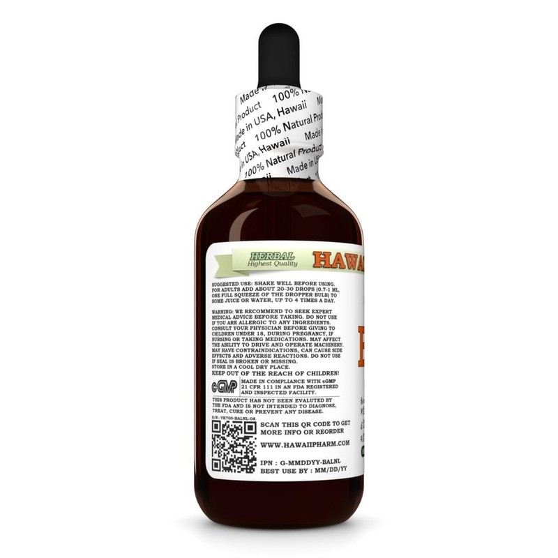 Bay (Laurus Nobilis) Dry Leaf Glycerite, Made in Hawaii, All
