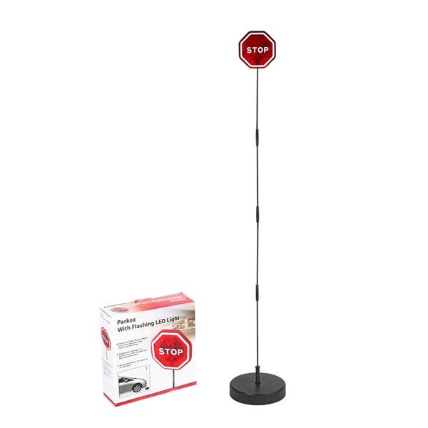 Reswish LED Light Parking Stop Sign,Smart Parking LED Garage Flashing
