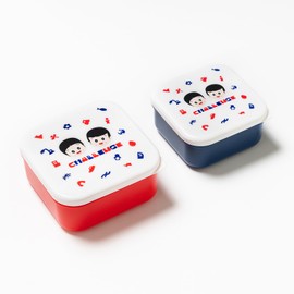 Yanmar Yan Bou Lunch Box Set, Nesting Type, 2 Tiers, 2 Tiers, 20.8 fl oz (890 ml), Large Capacity