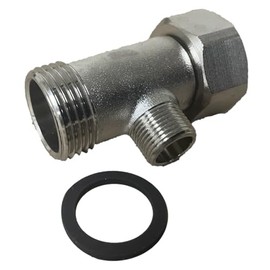 7/8" Female, 7/8" Male Stainless Steel Bidet T-Adapter