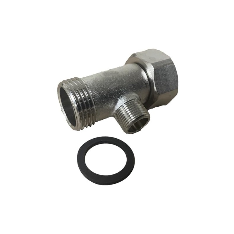 7/8" Female, 7/8" Male Stainless Steel Bidet T-Adapter