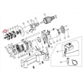 Smittybilt 97281-02 Gear Carrier  Input for XRC8 Winch