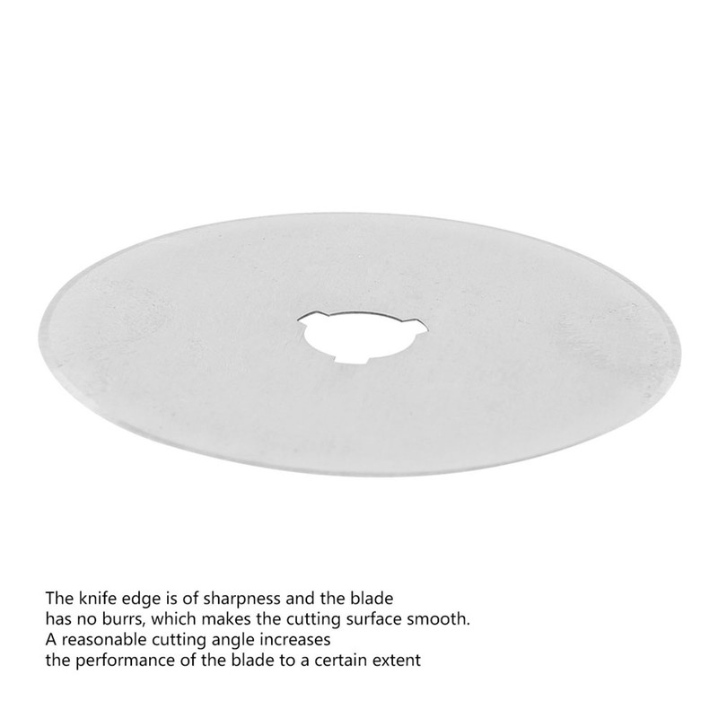 10Pcs Roller Wheel Round Knife Blade SKS-7 Cloth Paper Cutter