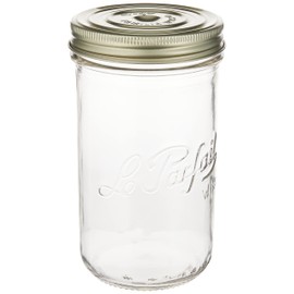 Le Parfait 922940 Double Cap Jar, 33.8 fl oz (1000 cc)