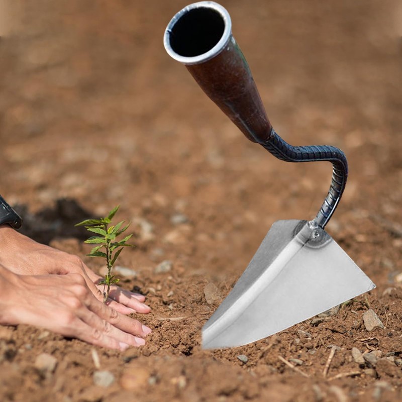 Garden Hoe | Flower Planting Digging Tool | Anti-Slip Manual