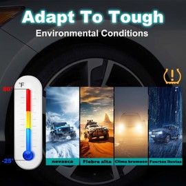 TPMS Sensor， 433 MHz sistema de monitoreo de presión de neumáticos， #13586335, 13581558, 13598773, 13598772（4 piezas）