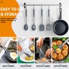 Cooking Utensils Set of 4, E-far Silicone Kitchen Utensils for