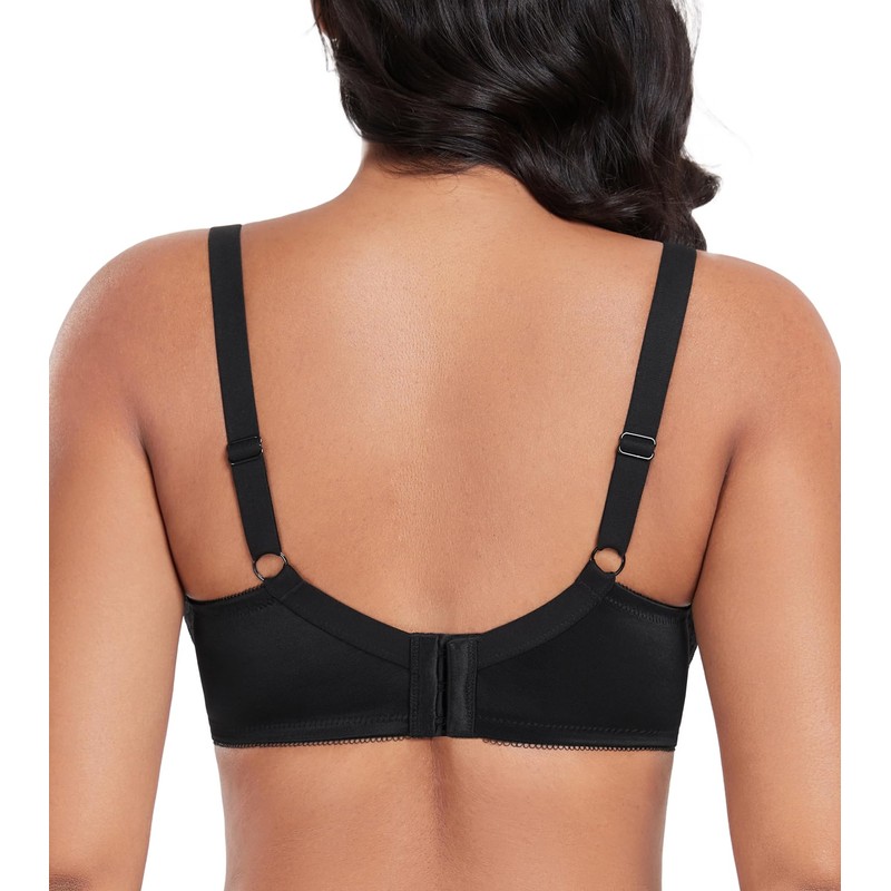 DotVol Women's Full Coverage Unpadded Underwire Semi Sheer Lace Bras