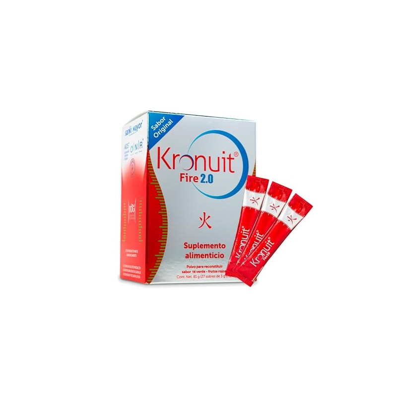 Kronuit Sanki Suplemento Alimenticio Postbióticos Romero Verde Termogénico Sobres Sabor
