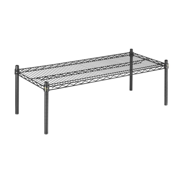 APLSS Dunnage Storage Rack, 24"×36"×14"(8"), NSF Certified, Height Adjustable, Moist&Dry