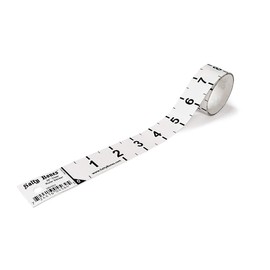 Salty Bones 36" Clear Fishing Ruler Sticker