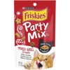 Friskies Party Mix Cat Treats Chicken Mixed Grill Crunch, Beef