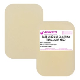 Abreiko Base Jabón De Glicerina Traslucida Yeko Alta Dureza 1 Kilo
