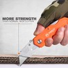 M MEEPO Box Cutter, 20-Pack Tough Folding Box Cutter Bulk
