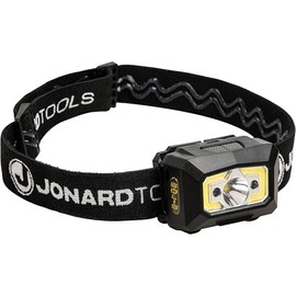 Jonard Tools Solis SOL-H2 Ultra Bright 300 Lumen LED Headlamp with IP54 Protection, Articulating Lamp, and Motion Sensor