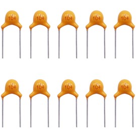 mxuteuk 120PCS 0.1uF 104 100nF Multilayer Monolithic Ceramic Capacitor 5.08mm